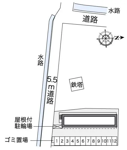 ★手数料０円★八尾市南太子堂 月極駐車場